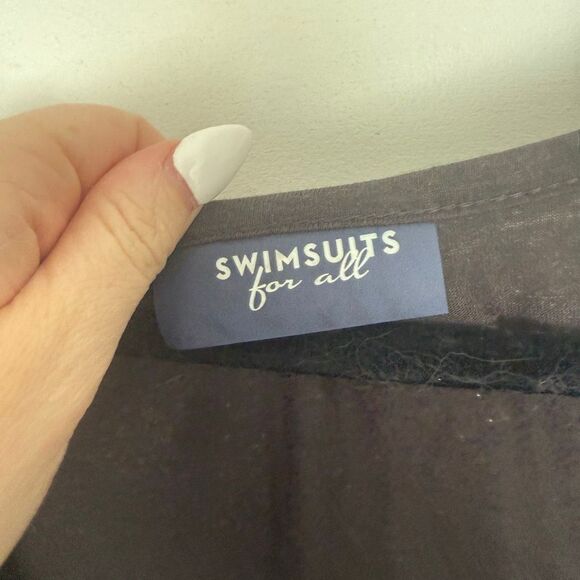 Swimsuits for All Women’s 34/36 Black Swim Suit Cover Up - Picture 3 of 7